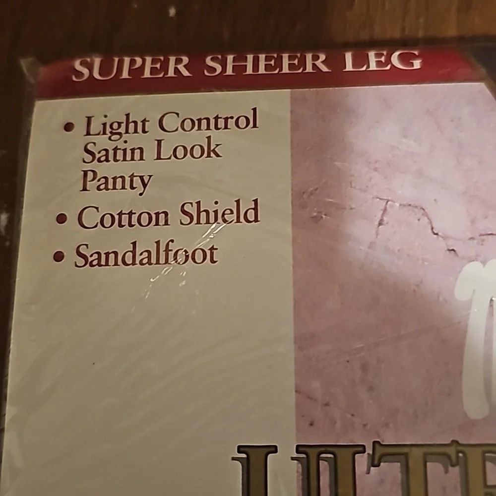 Vintage Pantyhose Grey Mist Super Sheer Size C